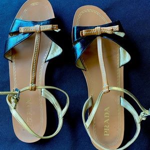 Prada sandals size 9.5